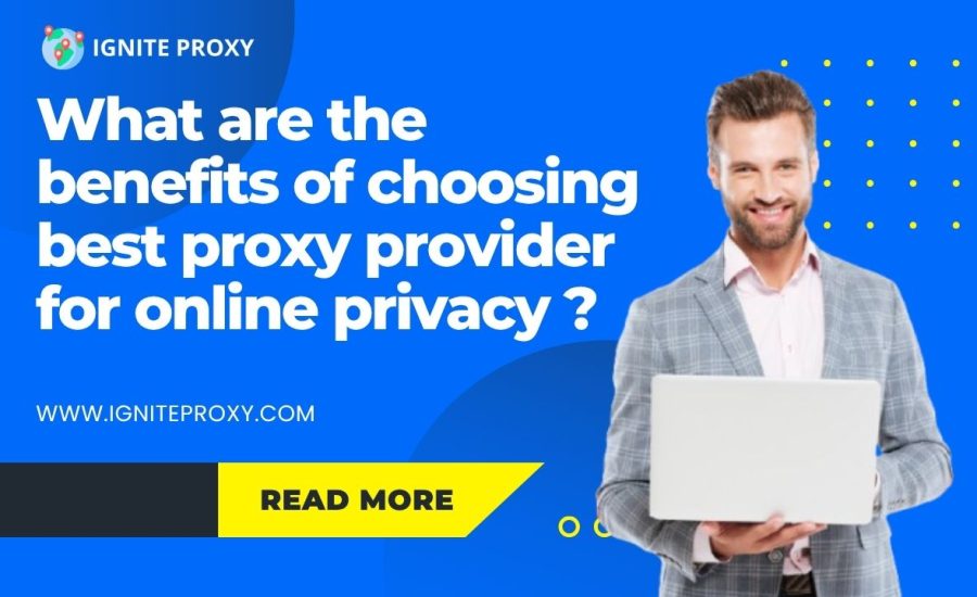 What are the benefits of choosing best proxy provider for online privacy